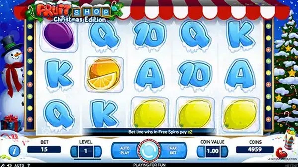 Capturing the Festive Spirit: A Review of Fruit Shop Christmas Edition Slot Game