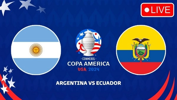កំណត់អត្តសញ្ញាណ Argentina vs Ecuador 08:00 ថ្ងៃទី 5 ខែកក្កដា Copa America ឆ្នាំ 2024 – វគ្គពាក់កណ្តាលផ្តាច់ព្រ័ត្រ