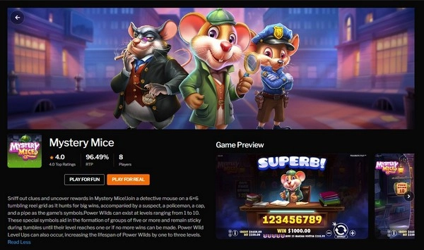 Dive into Adventure with ‘Mystery Mice’: A Charming Slot Game Filled with Rewards